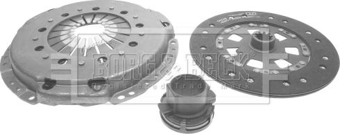 Borg & Beck HK6714 - Kit frizione www.autoricambi360.it
