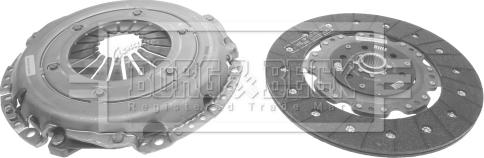 Borg & Beck HK2429 - Kit frizione www.autoricambi360.it