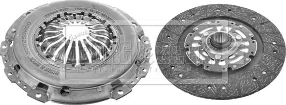 Borg & Beck HK2572 - Kit frizione www.autoricambi360.it