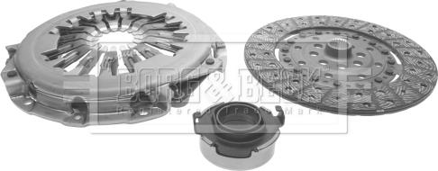 Borg & Beck HK2102 - Kit frizione www.autoricambi360.it