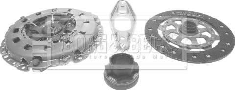 Borg & Beck HK2378 - Kit frizione www.autoricambi360.it