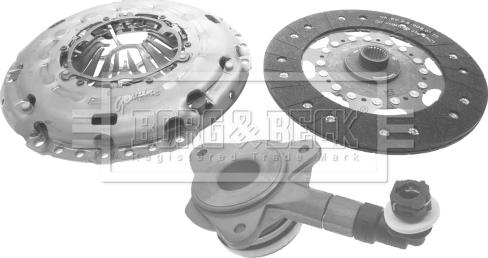Borg & Beck HKT1447 - Kit frizione www.autoricambi360.it