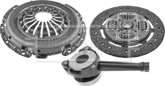 Borg & Beck HKT1391 - Kit frizione www.autoricambi360.it