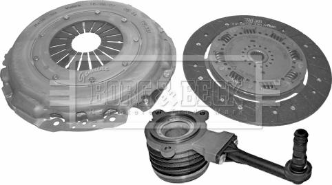 Borg & Beck HKT1350 - Kit frizione www.autoricambi360.it