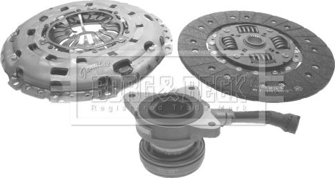 Borg & Beck HKT1326 - Kit frizione www.autoricambi360.it