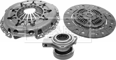 Borg & Beck HKT1203 - Kit frizione www.autoricambi360.it