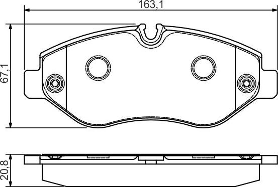 BOSCH 0 986 495 098 - Kit pastiglie freno, Freno a disco www.autoricambi360.it