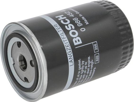 BOSCH 0 986 452 400 - Filtro olio www.autoricambi360.it