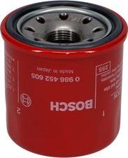 BOSCH 0 986 452 605 - Filtro olio www.autoricambi360.it