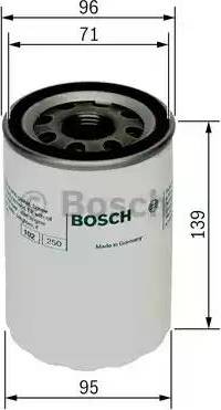 BOSCH 0 986 452 046 - Filtro olio www.autoricambi360.it