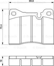 BOSCH 0 986 464 372 - Kit pastiglie freno, Freno a disco www.autoricambi360.it