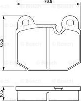 BOSCH 0 986 465 881 - Kit pastiglie freno, Freno a disco www.autoricambi360.it