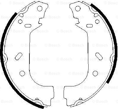 BOSCH 0 986 487 545 - Kit ganasce freno www.autoricambi360.it