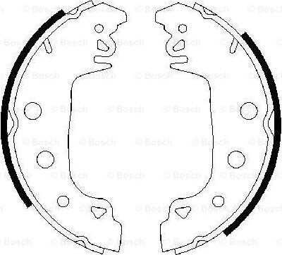 BOSCH 0 986 487 546 - Kit ganasce freno www.autoricambi360.it
