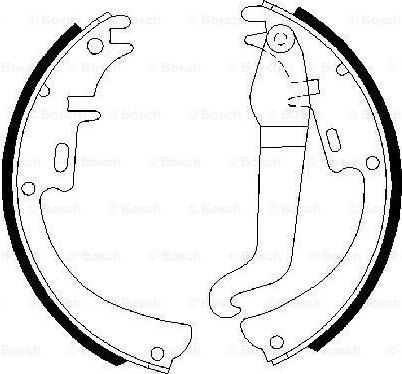 BOSCH 0 986 487 072 - Kit ganasce freno www.autoricambi360.it