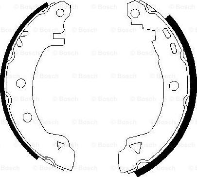 BOSCH 0 986 487 289 - Kit ganasce freno www.autoricambi360.it