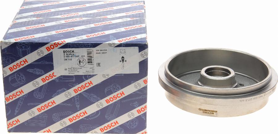 BOSCH 0 986 477 041 - Tamburo freno www.autoricambi360.it
