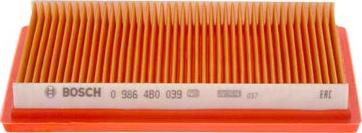 BOSCH 0 986 4B0 039 - Filtro aria www.autoricambi360.it
