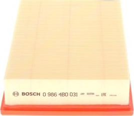 BOSCH 0 986 4B0 031 - Filtro aria www.autoricambi360.it