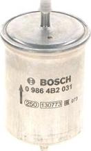 BOSCH 0 986 4B2 031 - Filtro carburante www.autoricambi360.it