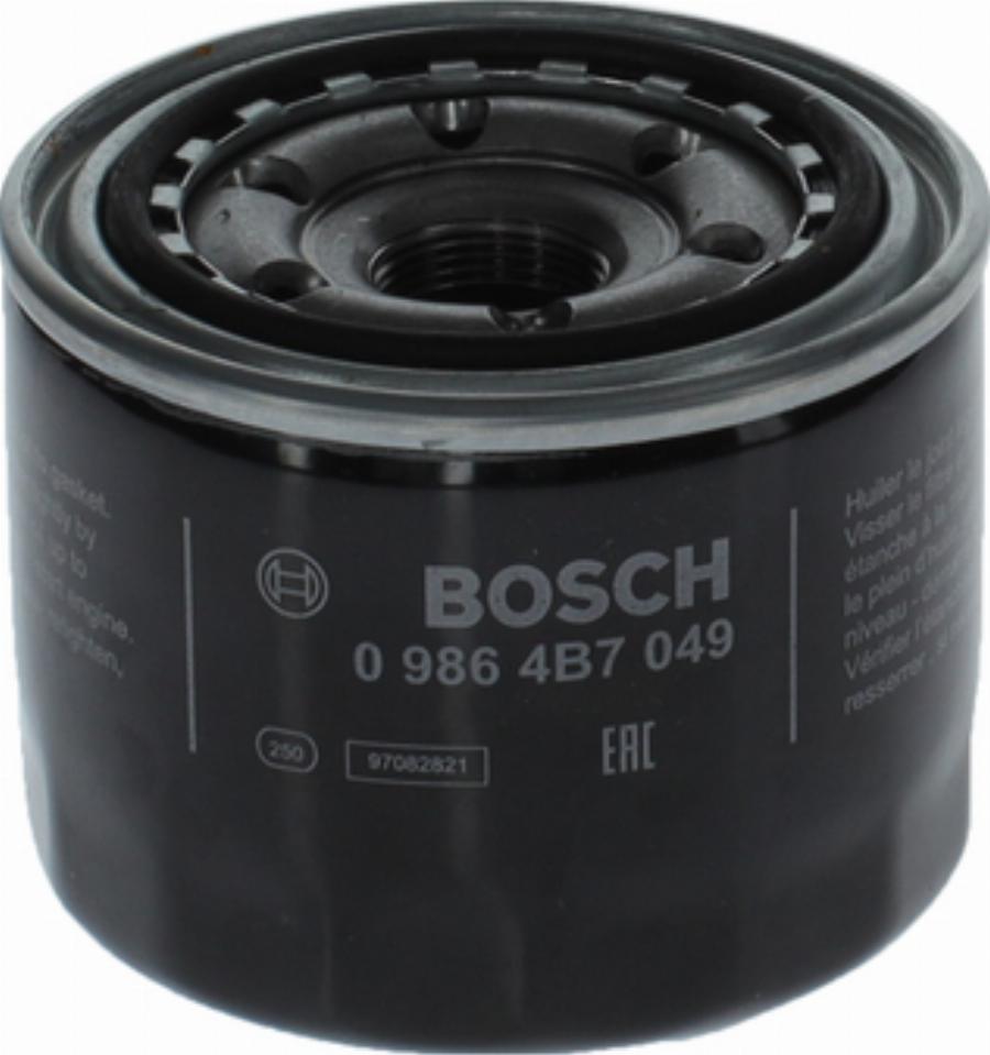 BOSCH 0 986 4B7 049 - Filtro olio www.autoricambi360.it