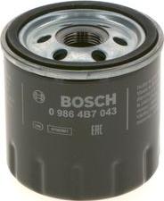 BOSCH 0 986 4B7 043 - Filtro olio www.autoricambi360.it