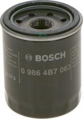 BOSCH 0 986 4B7 063 - Filtro olio www.autoricambi360.it