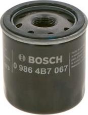 BOSCH 0 986 4B7 067 - Filtro olio www.autoricambi360.it