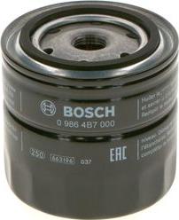 BOSCH 0 986 4B7 000 - Filtro olio www.autoricambi360.it