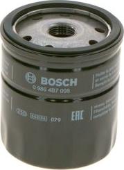 BOSCH 0 986 4B7 008 - Filtro olio www.autoricambi360.it