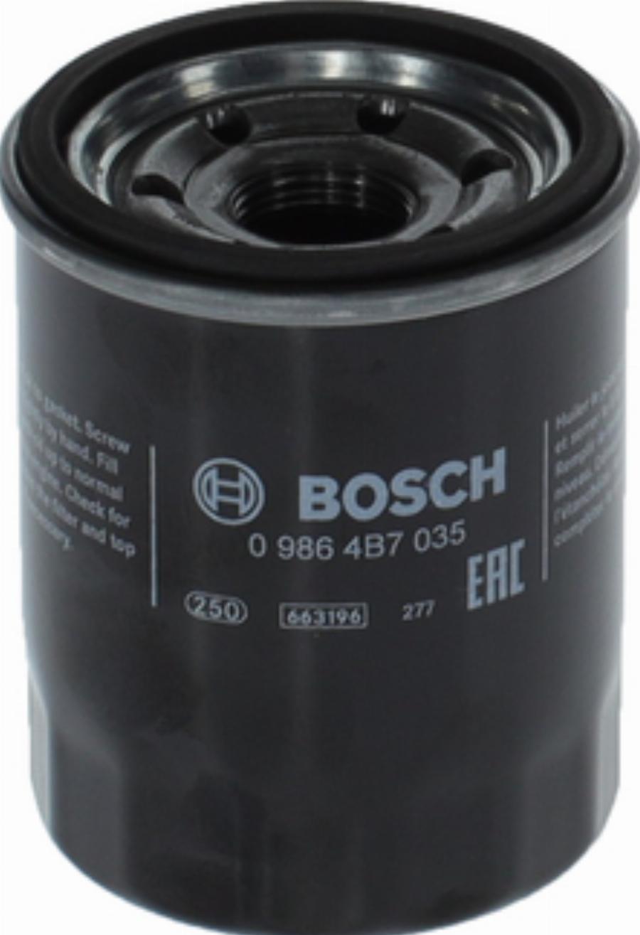 BOSCH 0 986 4B7 035 - Filtro olio www.autoricambi360.it