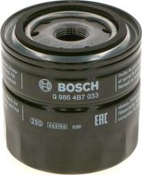 BOSCH 0 986 4B7 033 - Filtro olio www.autoricambi360.it