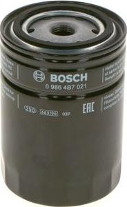 BOSCH 0 986 4B7 021 - Filtro olio www.autoricambi360.it