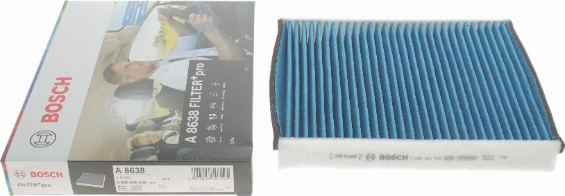 BOSCH 0986628638 - Filtro, Aria abitacolo www.autoricambi360.it