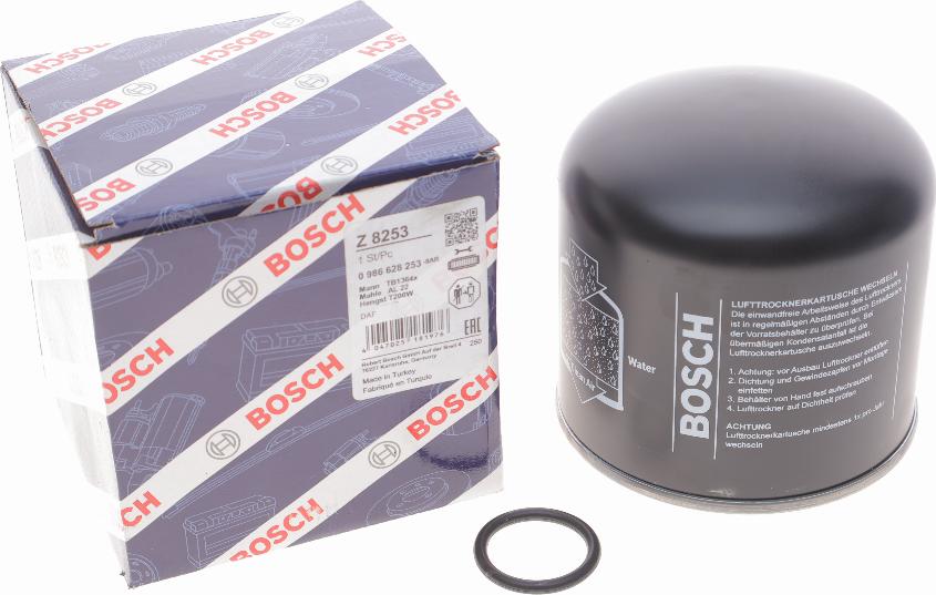 BOSCH 0 986 628 253 - Cartuccia essiccatore aria, Imp. aria compressa www.autoricambi360.it