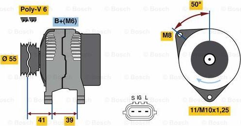 BOSCH 0 986 049 490 - Alternatore www.autoricambi360.it