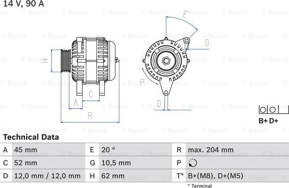 BOSCH 0 986 049 610 - Alternatore www.autoricambi360.it