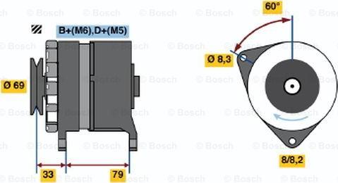 BOSCH 0 986 044 781 - Alternatore www.autoricambi360.it