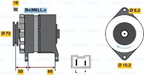 BOSCH 0 986 040 031 - Alternatore www.autoricambi360.it