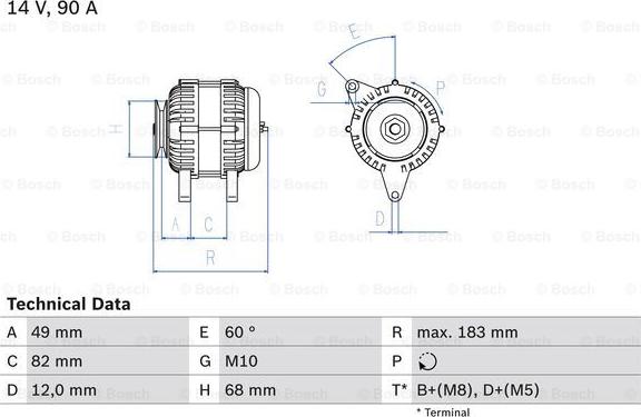 BOSCH 0 986 041 970 - Alternatore www.autoricambi360.it