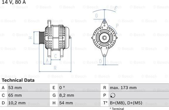 BOSCH 0 986 041 381 - Alternatore www.autoricambi360.it
