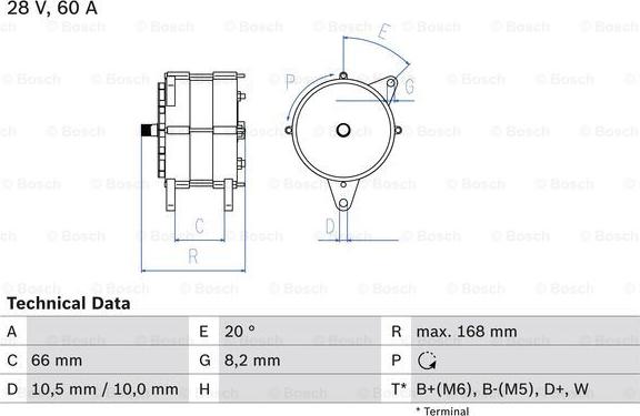 BOSCH 0 986 042 051 - Alternatore www.autoricambi360.it