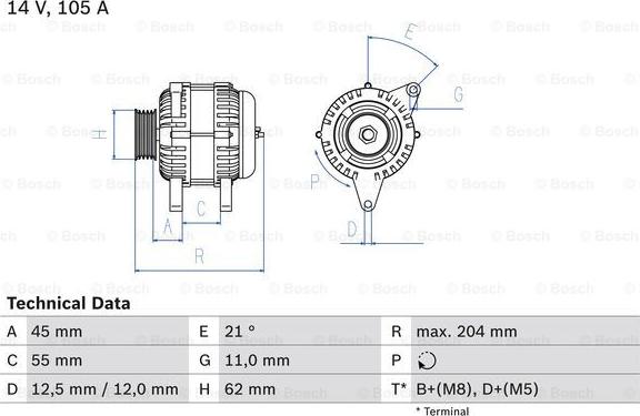 BOSCH 0 986 042 780 - Alternatore www.autoricambi360.it
