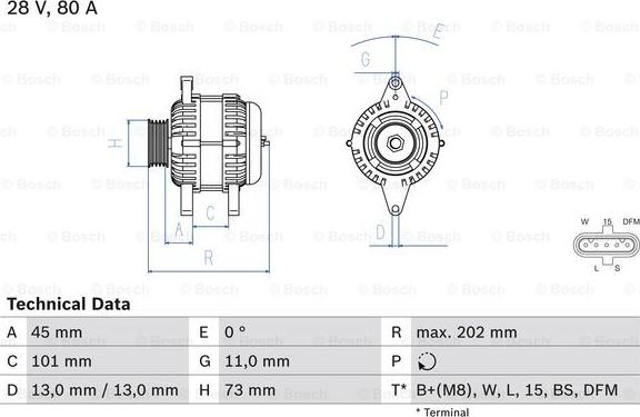 BOSCH 0 986 047 440 - Alternatore www.autoricambi360.it