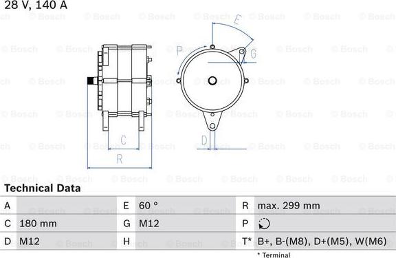 BOSCH 0 986 047 160 - Alternatore www.autoricambi360.it