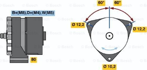 BOSCH 0 986 047 870 - Alternatore www.autoricambi360.it