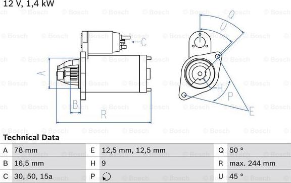 BOSCH 0 986 010 690 - Motorino d'avviamento www.autoricambi360.it