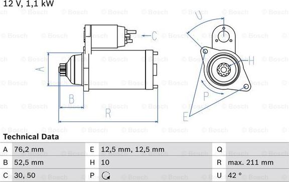 BOSCH 0 986 018 040 - Motorino d'avviamento www.autoricambi360.it