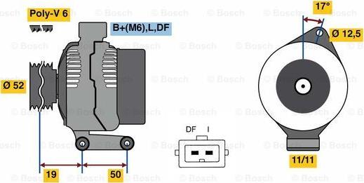 BOSCH 0 986 080 230 - Alternatore www.autoricambi360.it