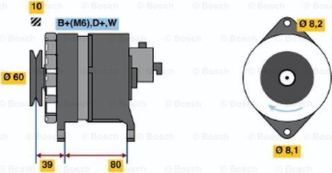 BOSCH 0 986 034 450 - Alternatore www.autoricambi360.it